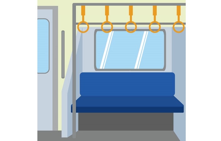 電車、座席